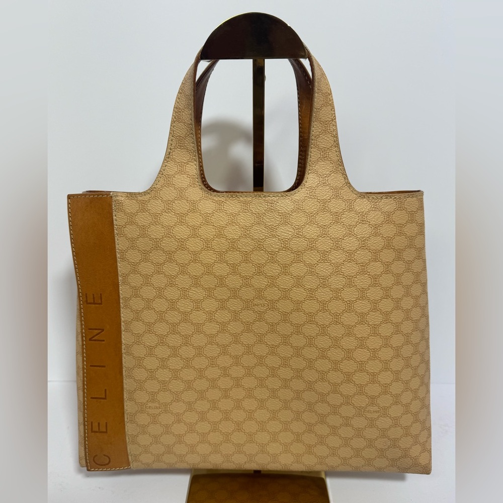 SOLD
Celine Beige and Brown Tote Bag
